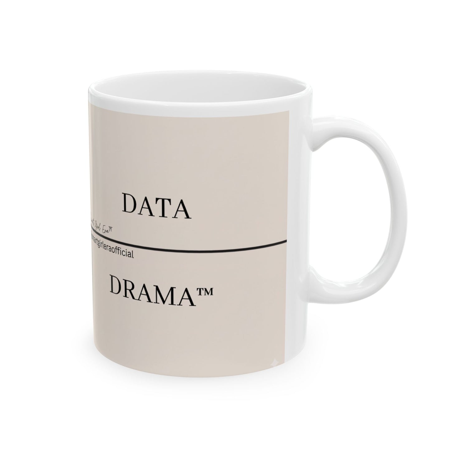 The Data Over Drama™ mug.
11oz Inspirational Planner Mug — Daily Goals & Drama-Free Mindset Ceramic Coffee Cup (11oz/15oz)