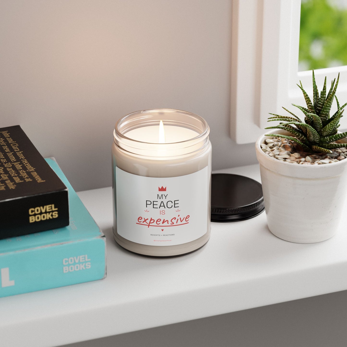 My Peace Is Expensive – 9oz Scented Soy Candle