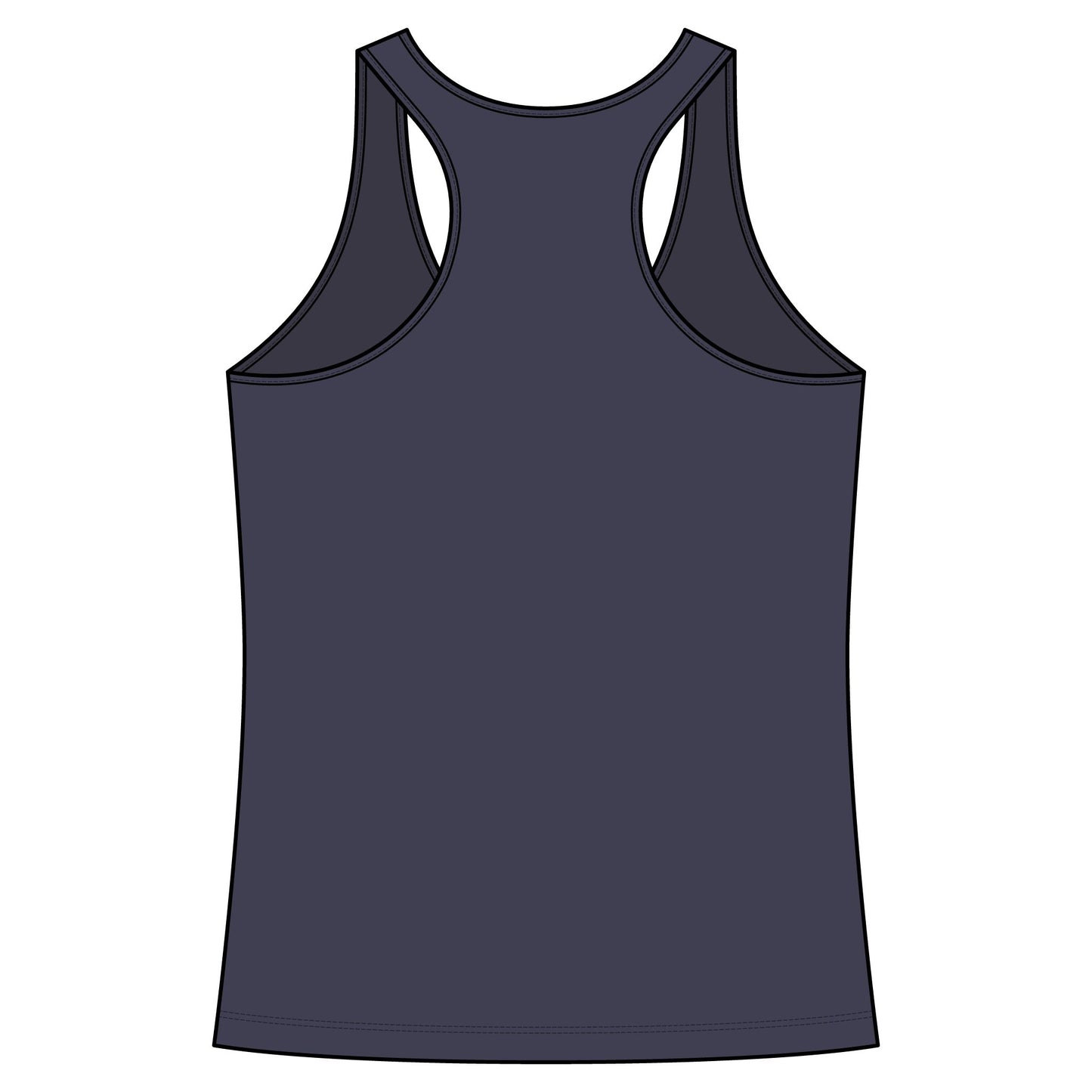 Ballerina Art Racerback Tank - Feminine Dance Painting Tank Top