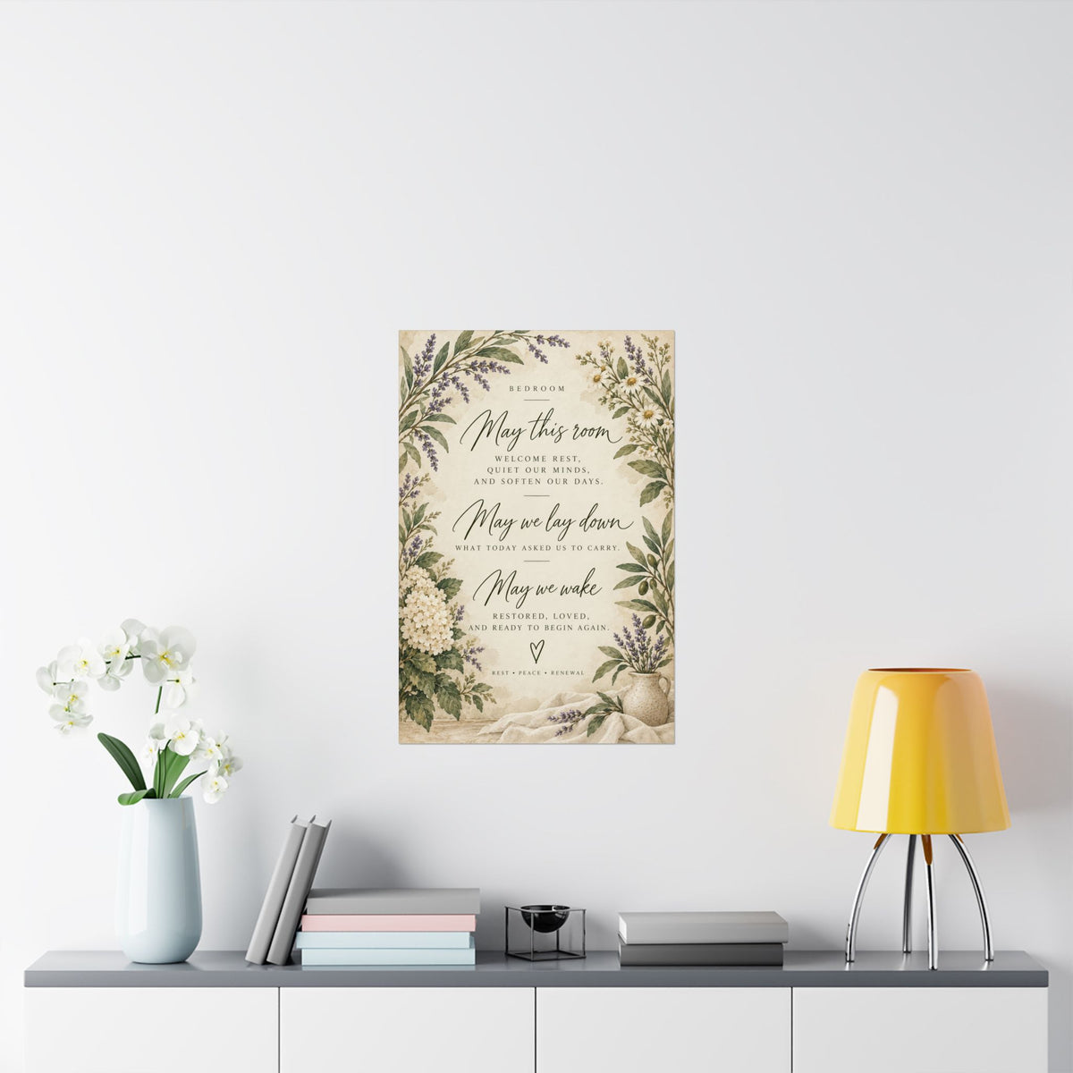 Bedroom Blessing Print, May This Room Welcome Rest – photo 10 of 20