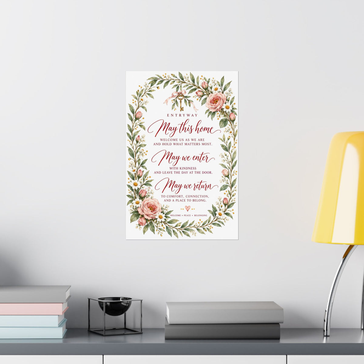 Entryway Blessing Print, May This Home Welcome Us As We Are – photo 17 of 20