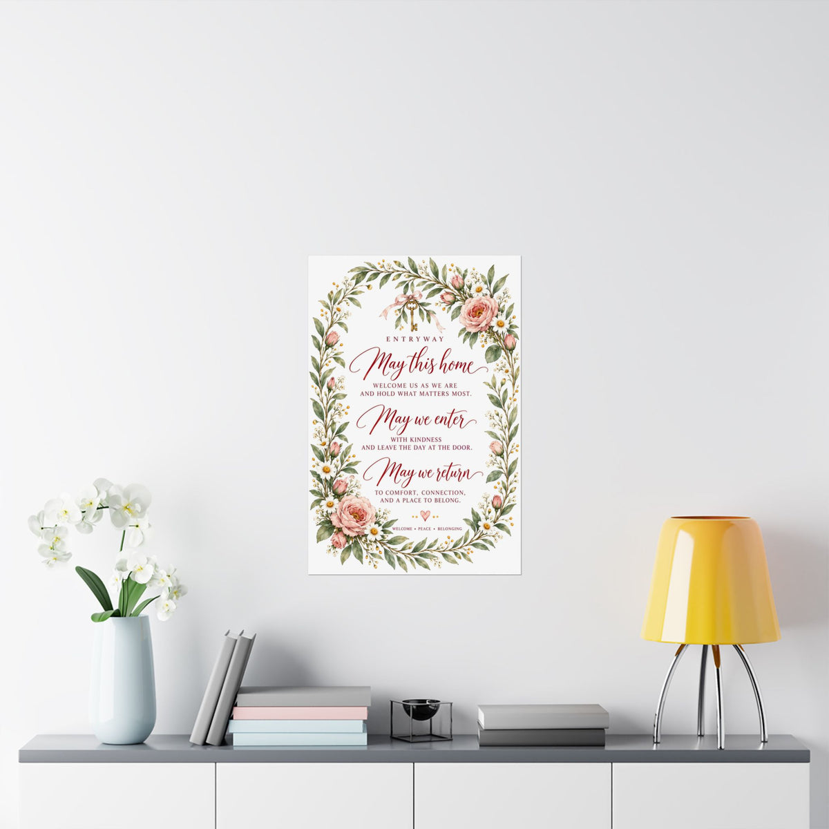 Entryway Blessing Print, May This Home Welcome Us As We Are – photo 10 of 20