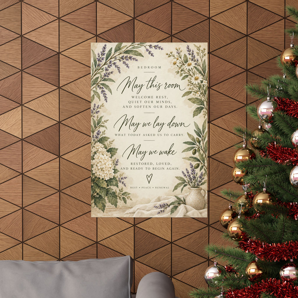 Bedroom Blessing Print, May This Room Welcome Rest – photo 6 of 20