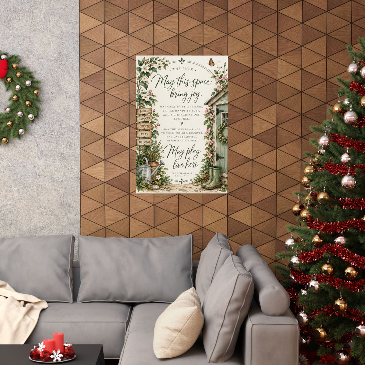 Garden Shed Blessing Print, May This Space Bring Joy – photo 20 of 20