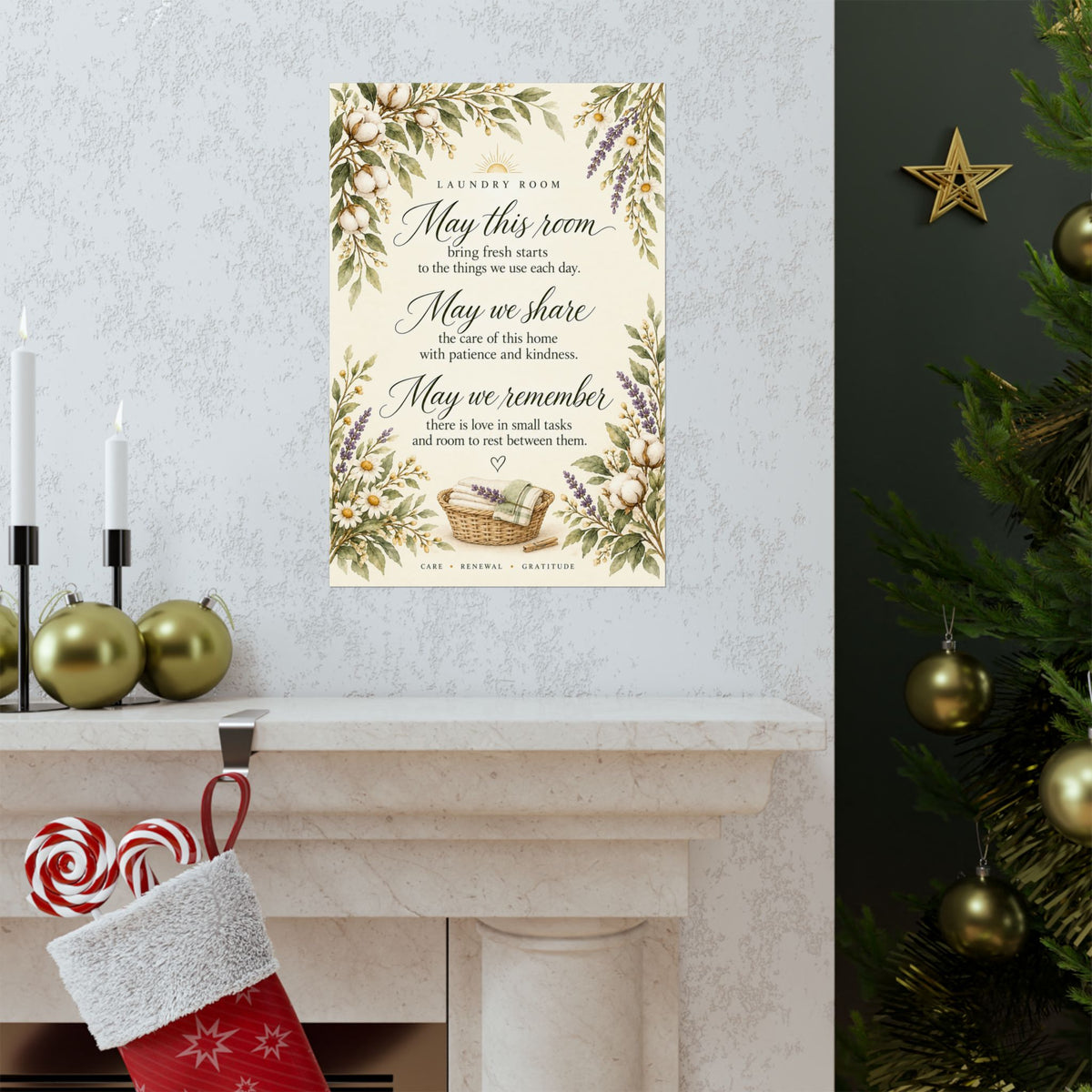 Laundry Room Blessing Print, May This Room Bring Fresh Starts – photo 16 of 20