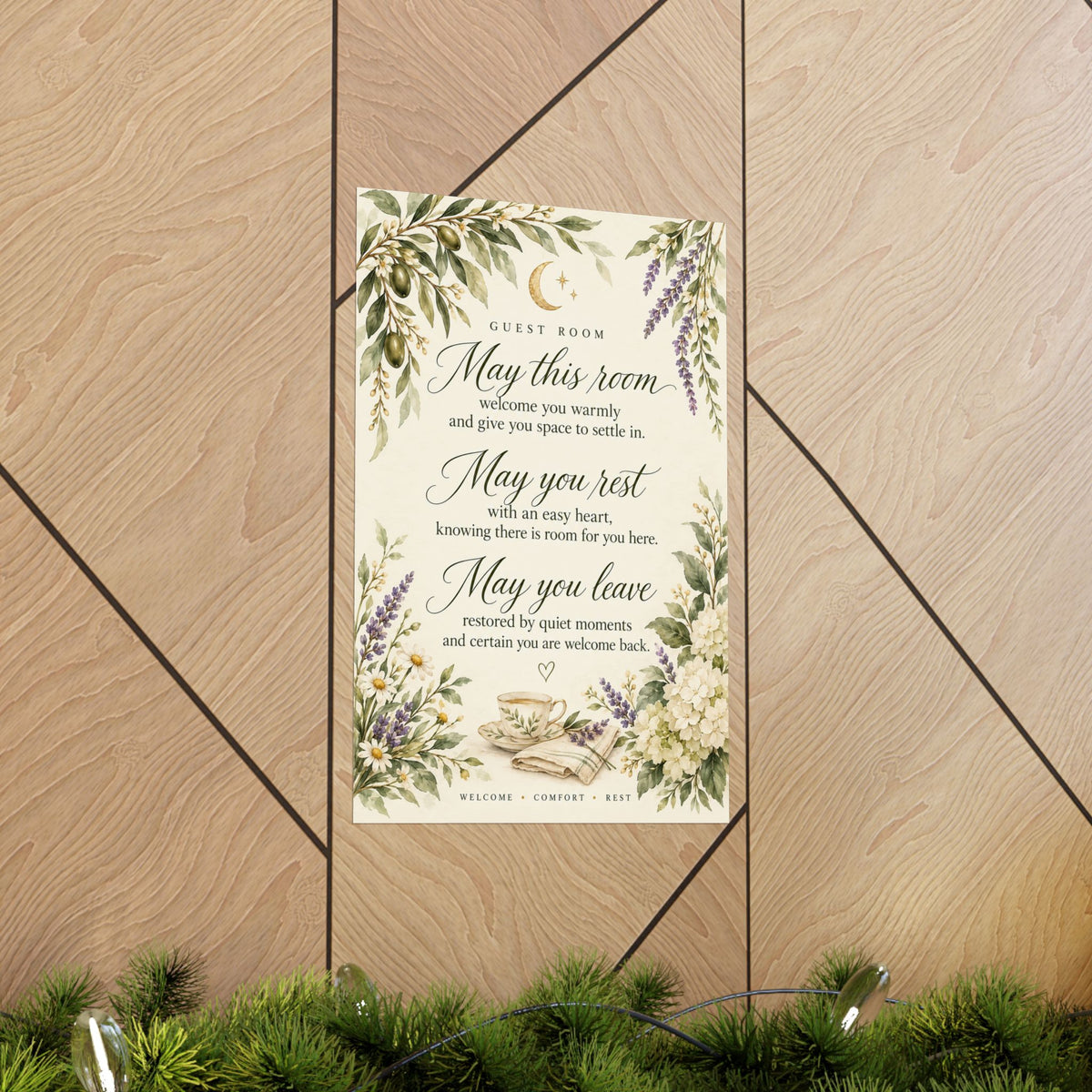 Guest Room Blessing Print, May This Room Welcome You Warmly – photo 14 of 20