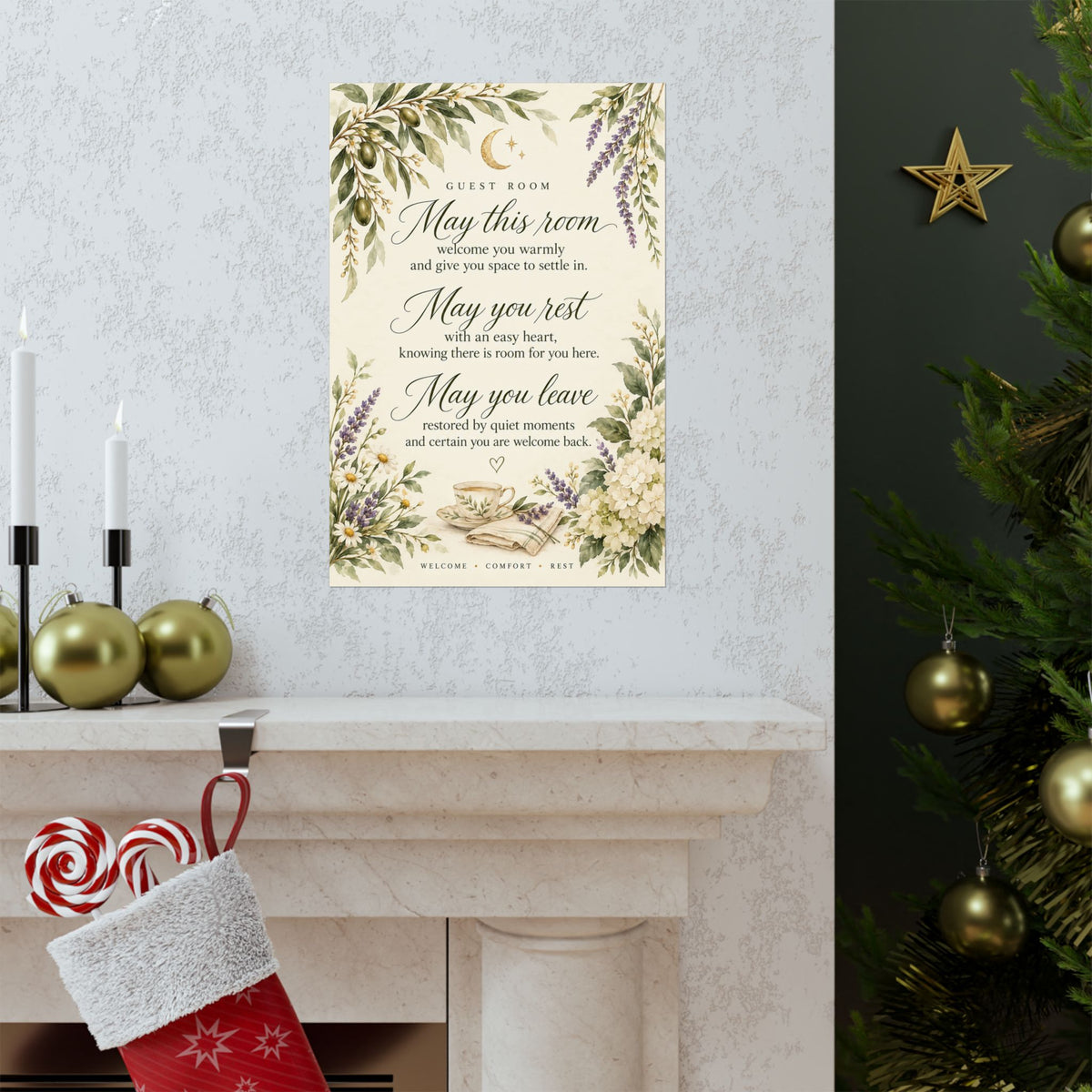 Guest Room Blessing Print, May This Room Welcome You Warmly – photo 16 of 20