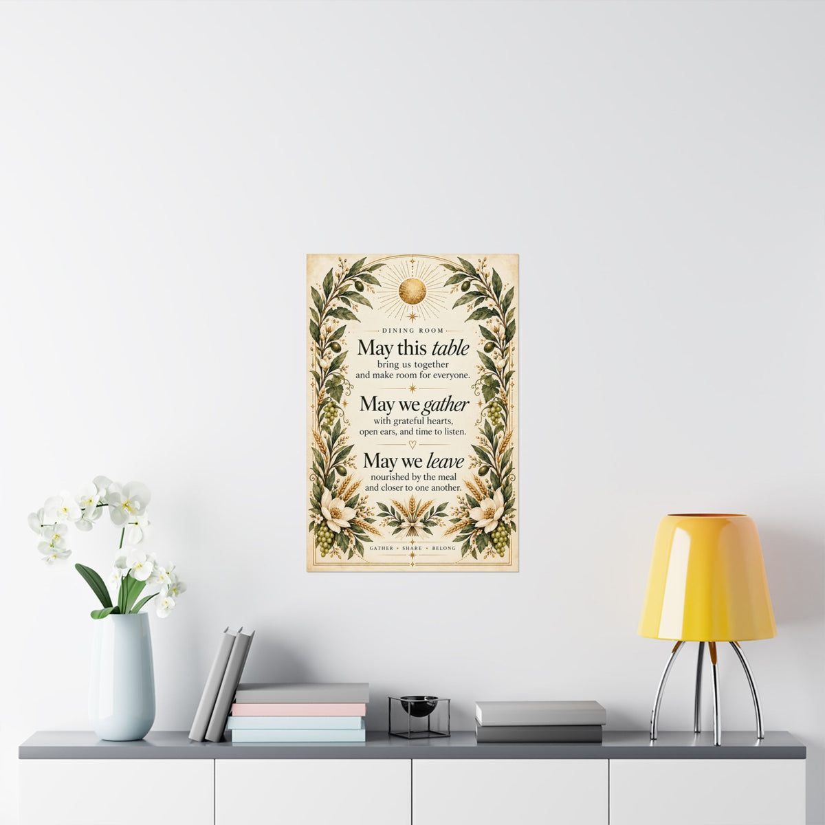 Dining Room Blessing Print, May This Table Bring Us Together – photo 10 of 20