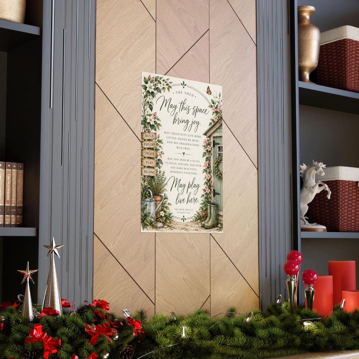 Garden Shed Blessing Print, May This Space Bring Joy – photo 7 of 20