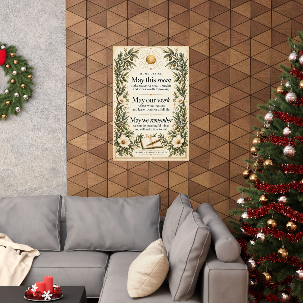 Home Office Blessing Print, May This Room Make Space for Clear Thoughts – photo 20 of 20