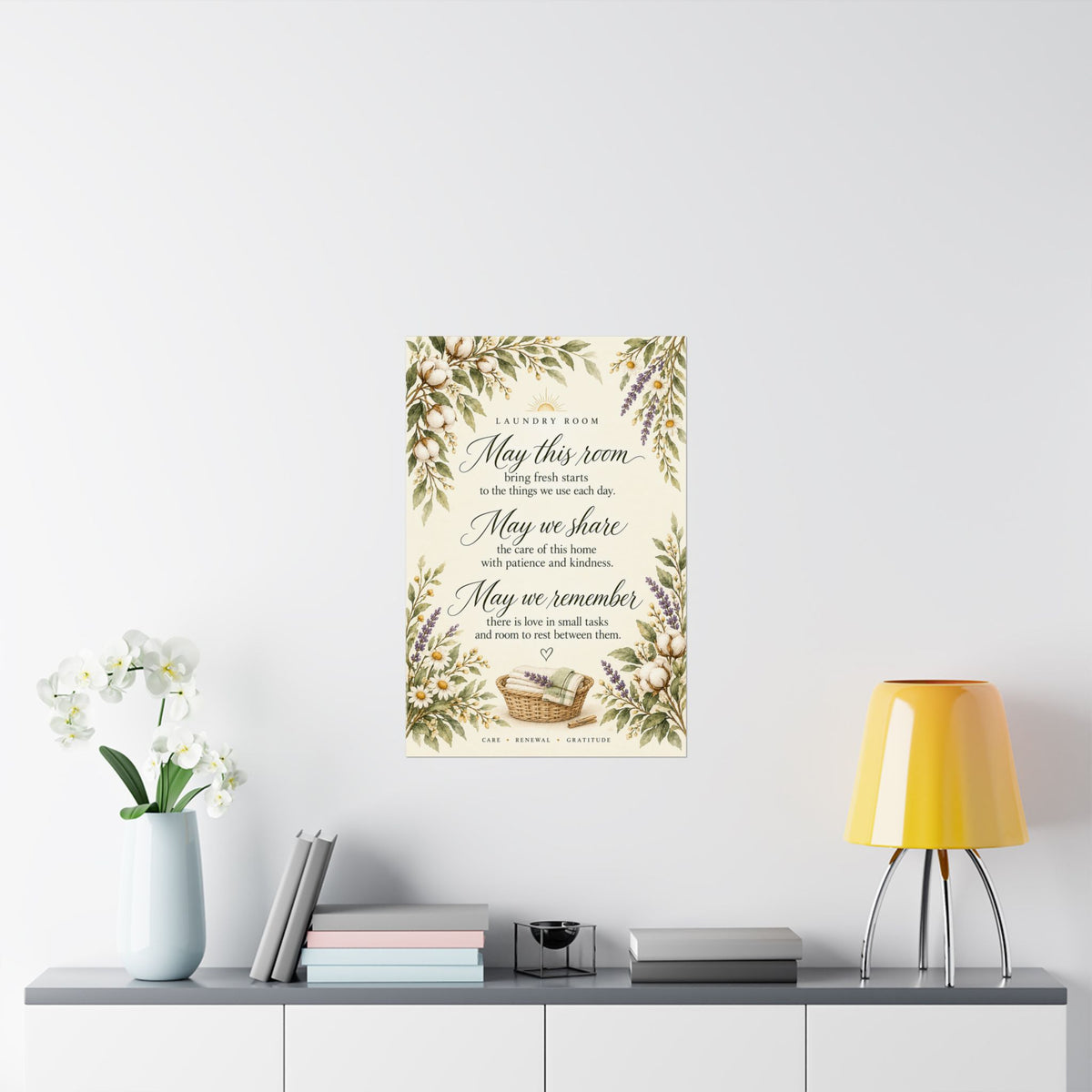 Laundry Room Blessing Print, May This Room Bring Fresh Starts – photo 10 of 20