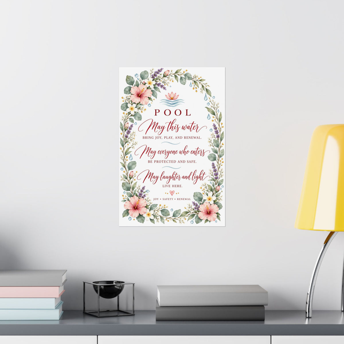 Pool Blessing Sign, May This Water Bring Joy – photo 17 of 20