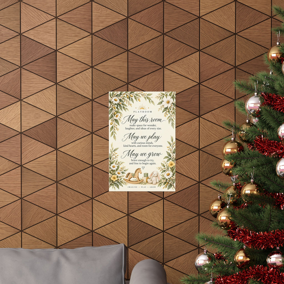 Playroom Blessing Print, May This Room Make Space for Wonder – photo 13 of 20