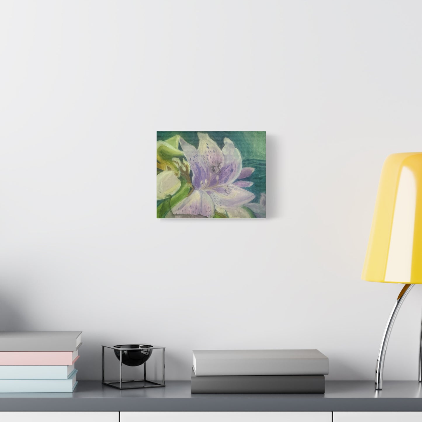 Purple Rhododendron Floral Canvas — Stretched Matte Wall Art