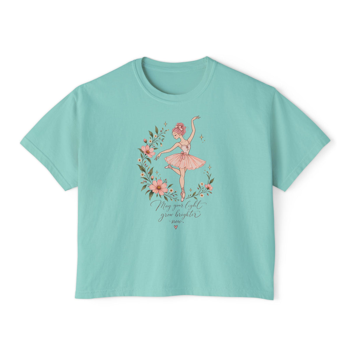 May Your Light Grow Brighter Ballerina Tee, boxy t-shirt – photo 4 of 7
