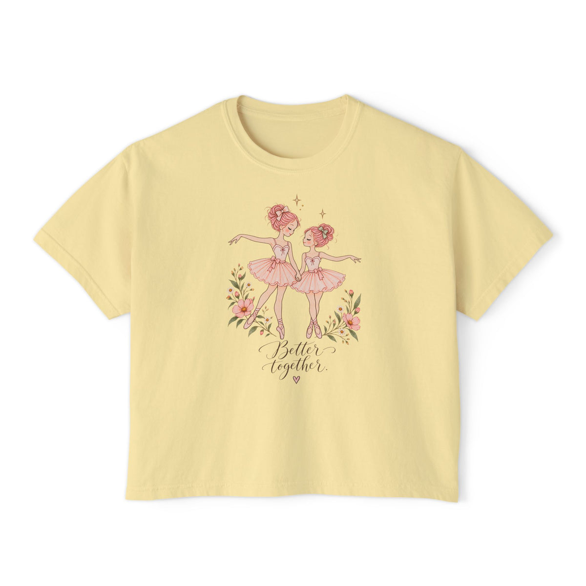Better Together Ballerina Tee, two dancers boxy t-shirt – photo 3 of 7