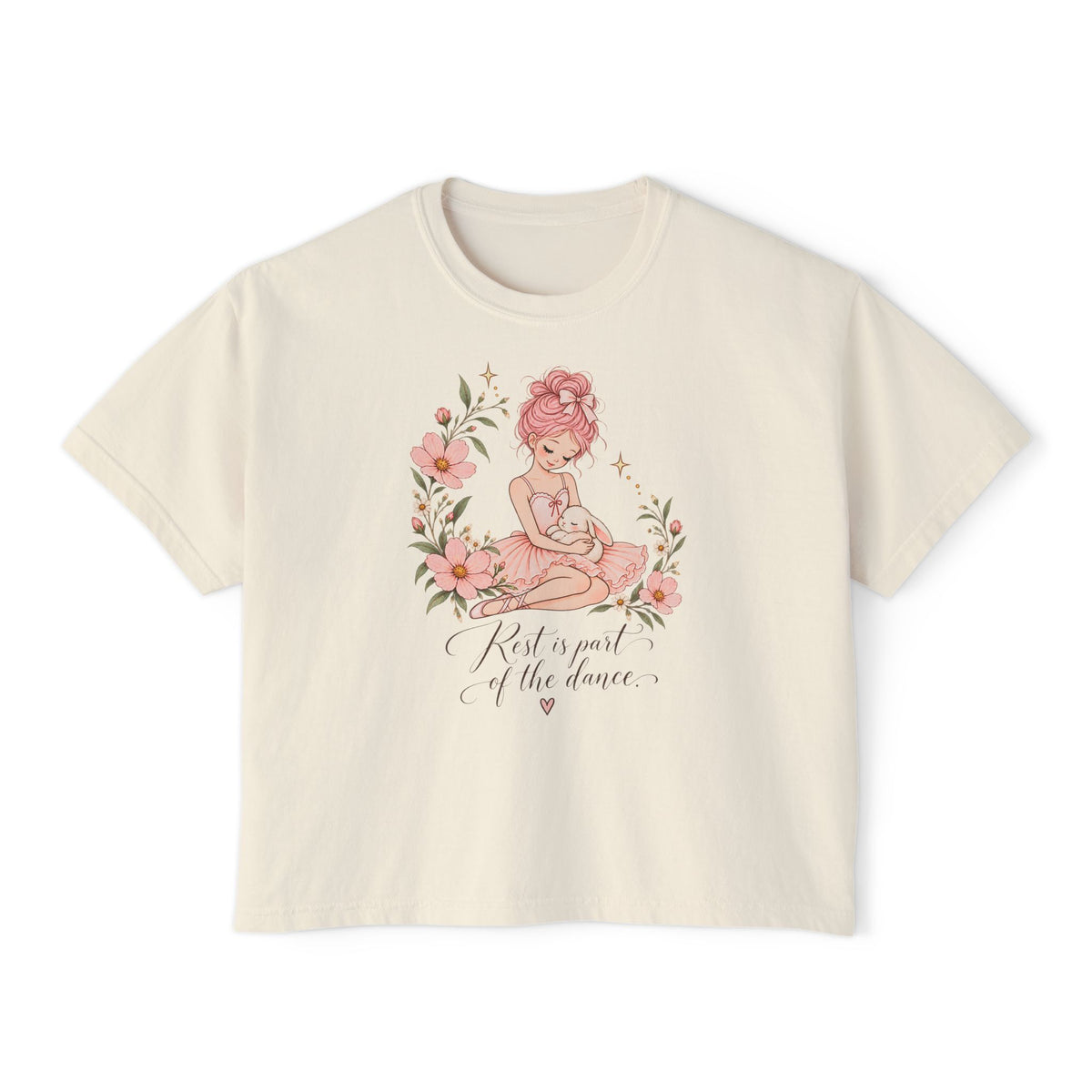 Rest Is Part of the Dance Ballerina Tee, boxy t-shirt – photo 6 of 7
