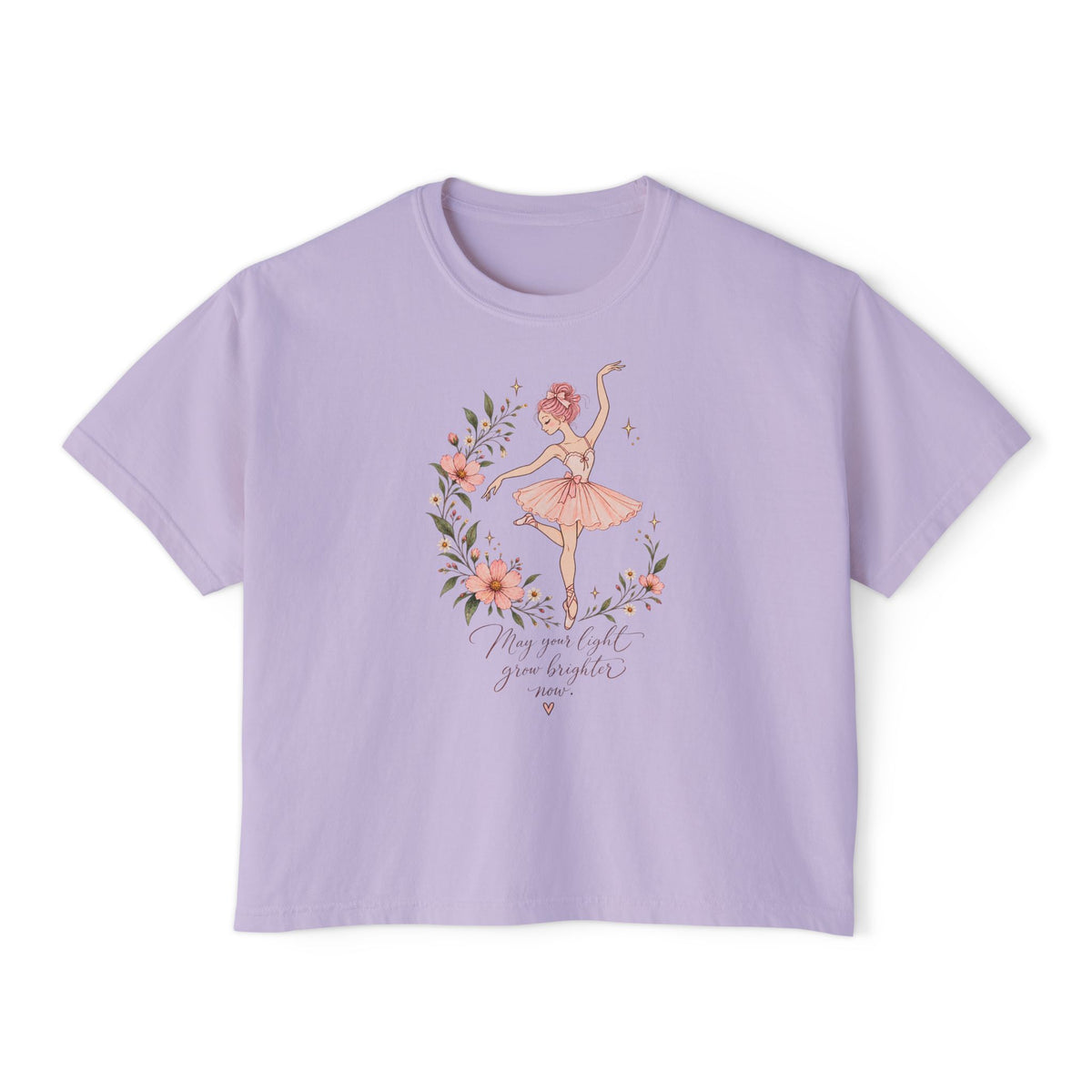 May Your Light Grow Brighter Ballerina Tee, boxy t-shirt – photo 5 of 7