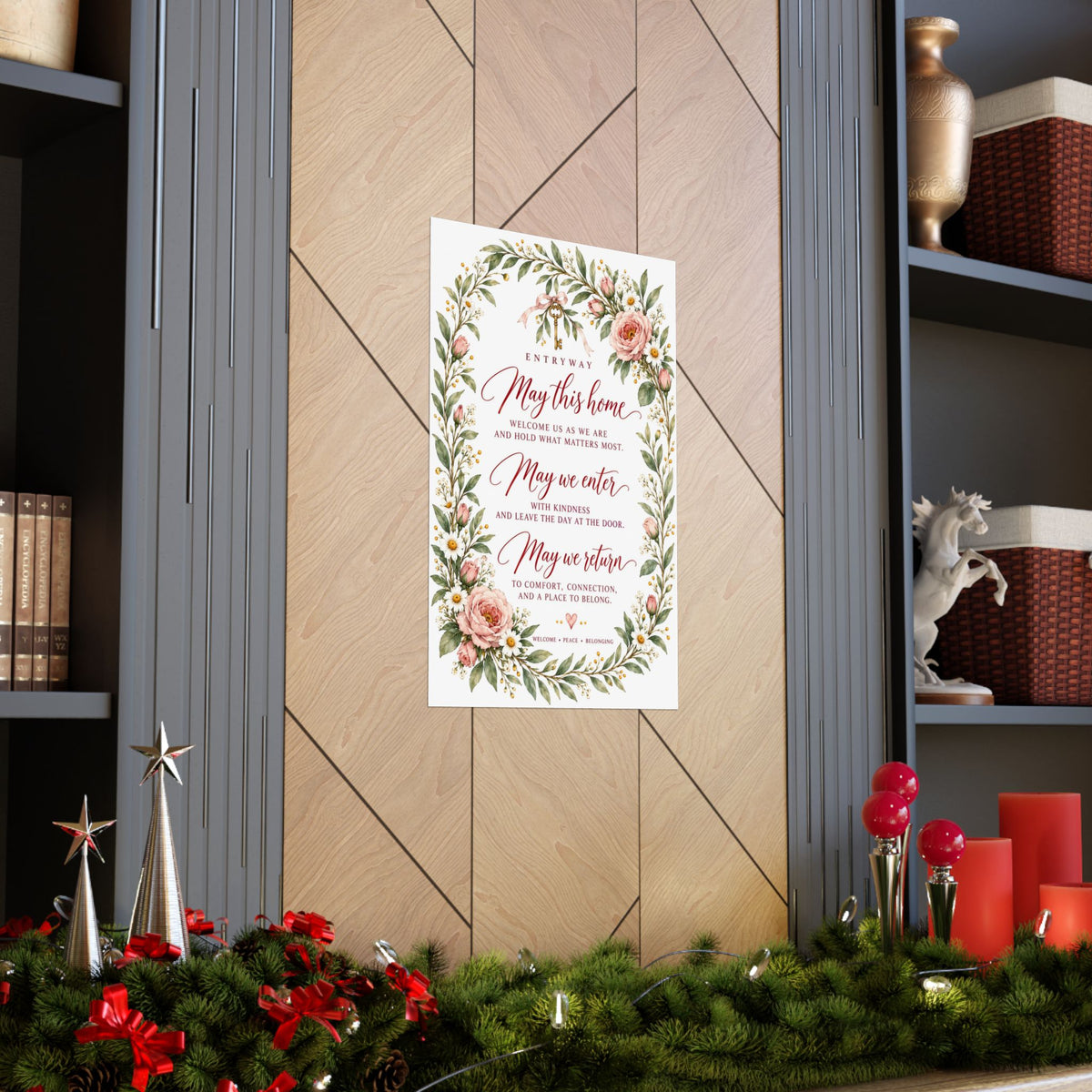 Entryway Blessing Print, May This Home Welcome Us As We Are – photo 7 of 20