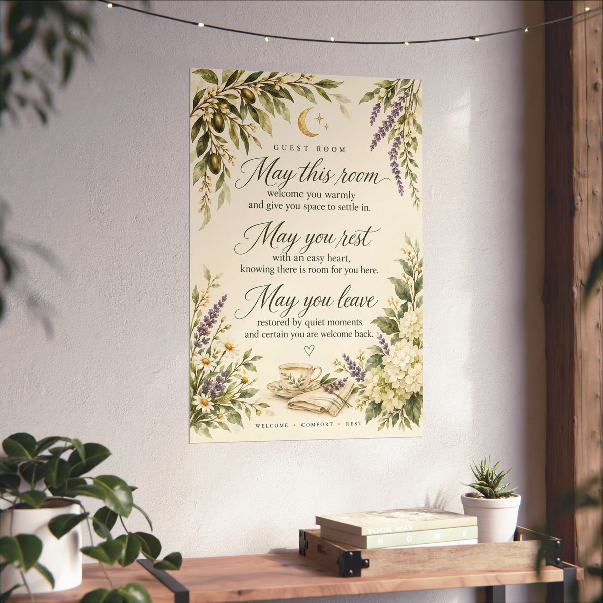 Guest Room Blessing Print, May This Room Welcome You Warmly – photo 8 of 20