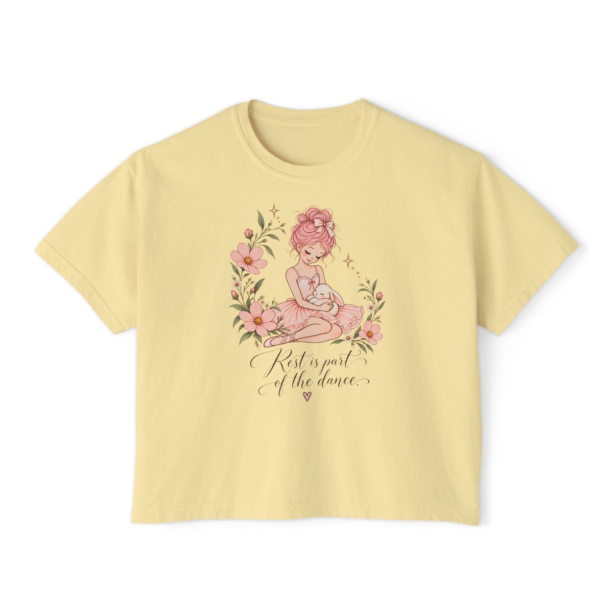 Rest Is Part of the Dance Ballerina Tee, boxy t-shirt – photo 3 of 7