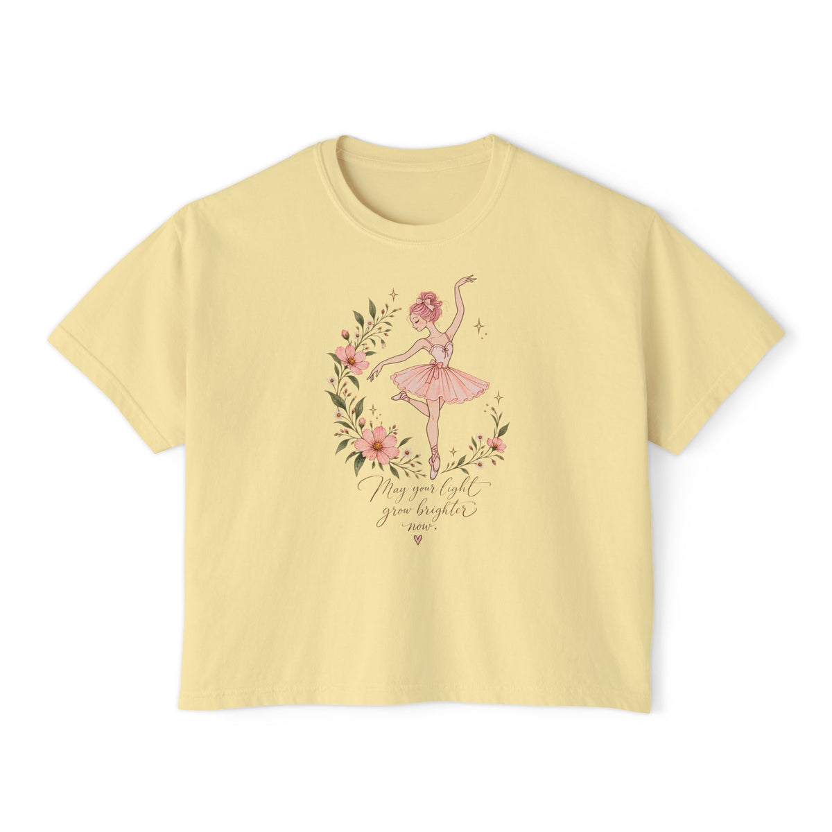 May Your Light Grow Brighter Ballerina Tee, boxy t-shirt – photo 3 of 7
