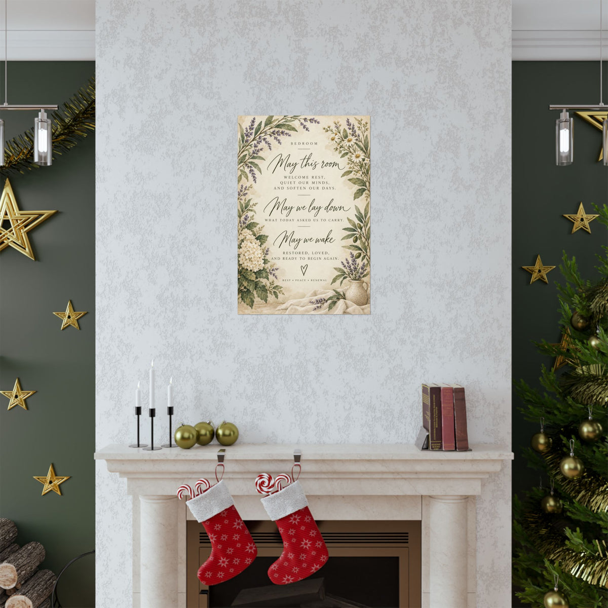 Bedroom Blessing Print, May This Room Welcome Rest – photo 9 of 20