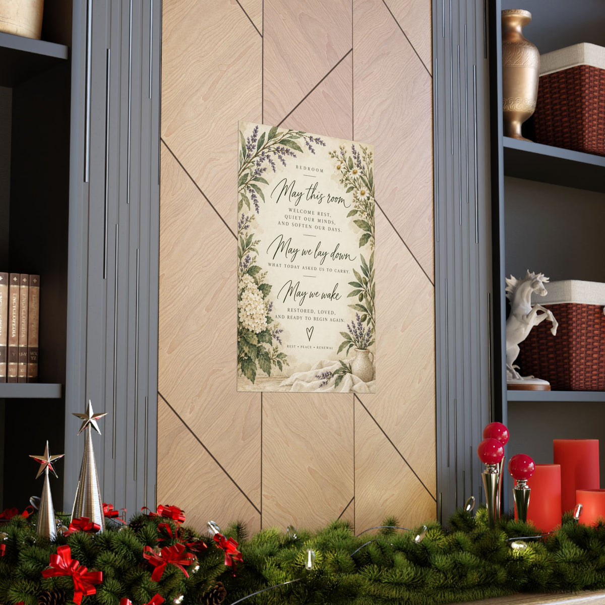 Bedroom Blessing Print, May This Room Welcome Rest – photo 7 of 20