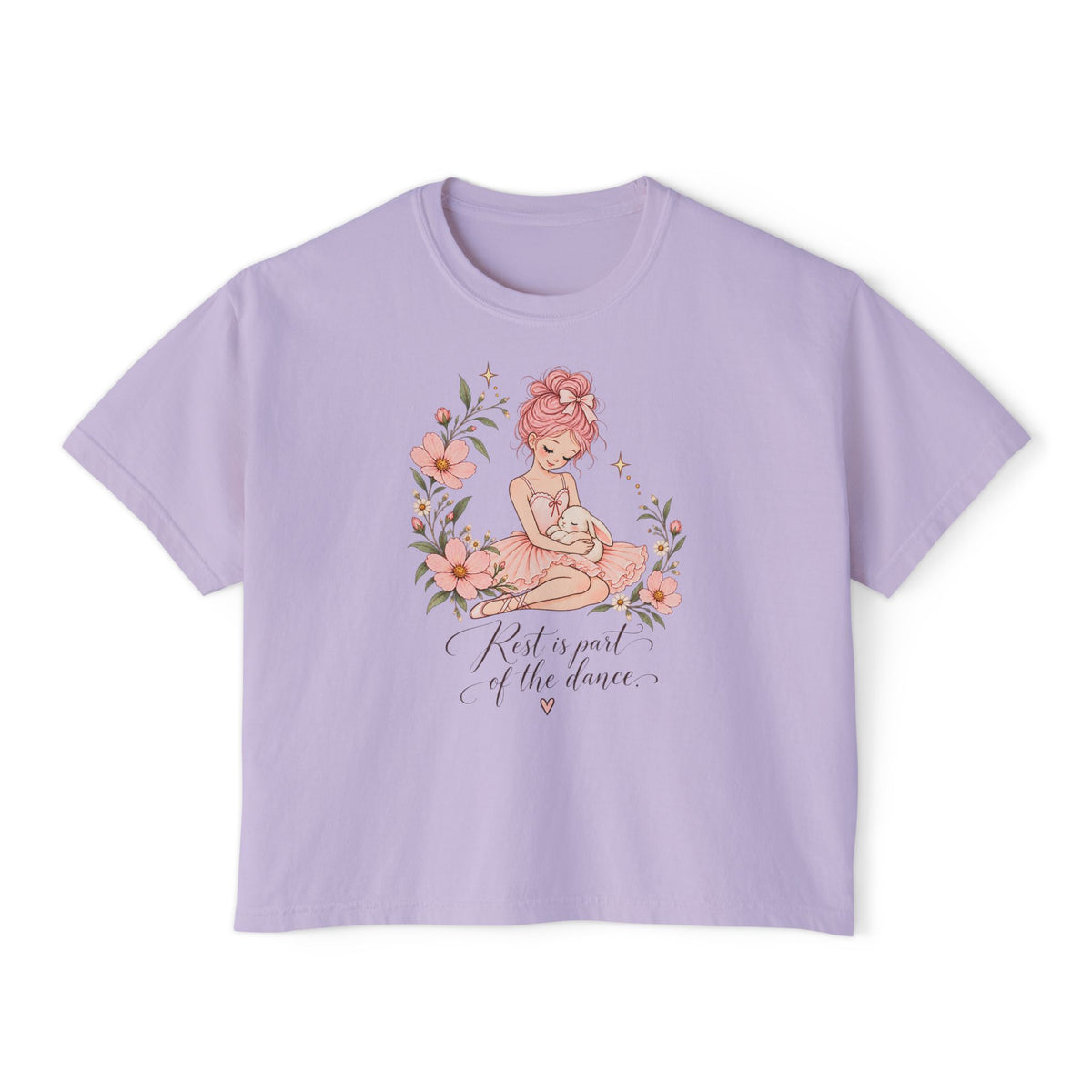 Rest Is Part of the Dance Ballerina Tee, boxy t-shirt – photo 5 of 7