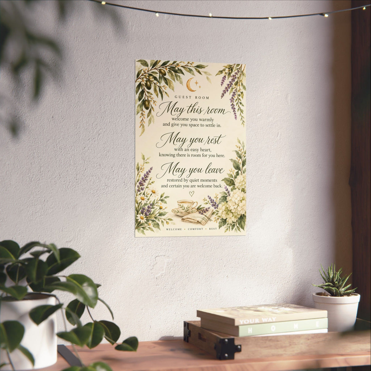 Guest Room Blessing Print, May This Room Welcome You Warmly – photo 15 of 20