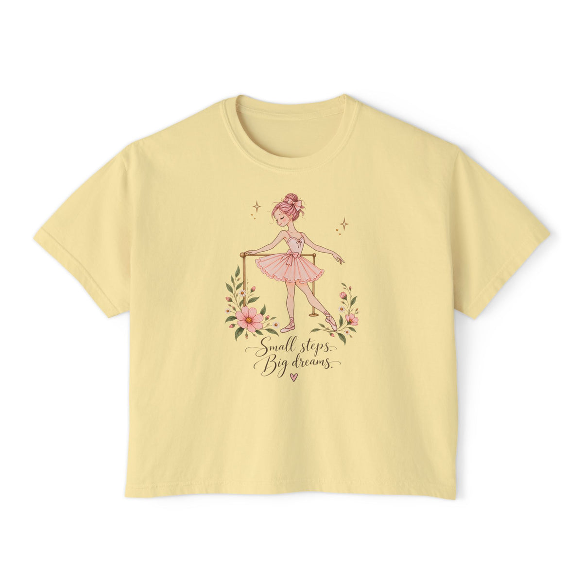 Small Steps Big Dreams Ballerina Tee, boxy t-shirt – photo 3 of 7