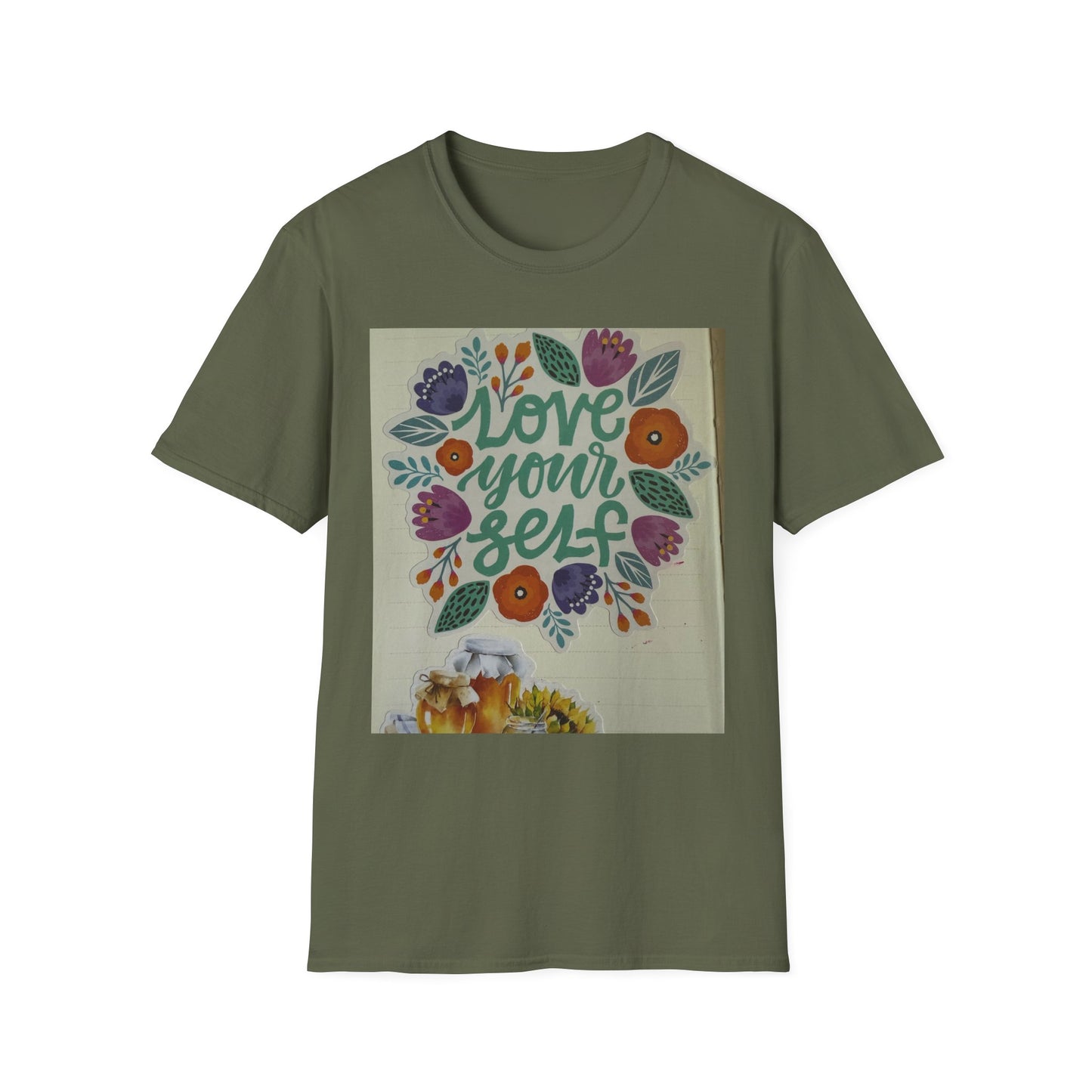 Love Your Self Floral Tee — Inspirational Self-Love T-Shirt