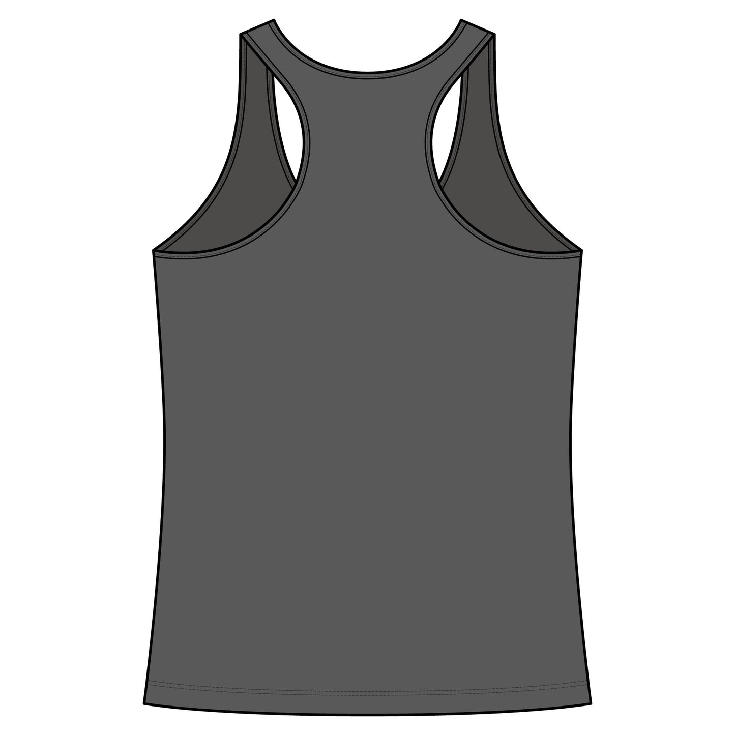 Ballerina Art Racerback Tank - Feminine Dance Painting Tank Top