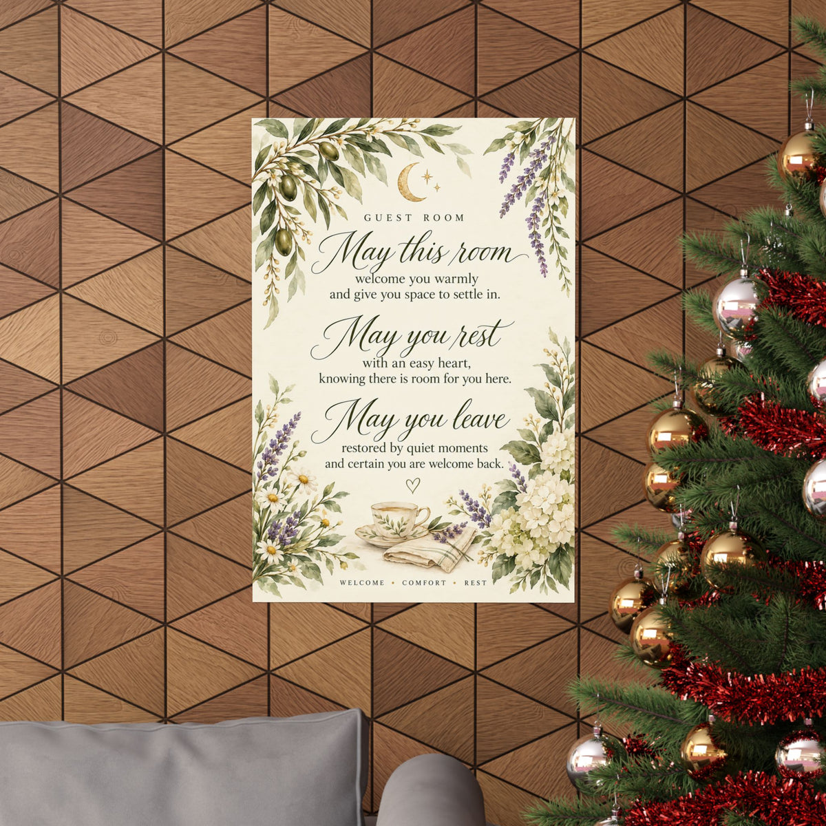 Guest Room Blessing Print, May This Room Welcome You Warmly – photo 6 of 20