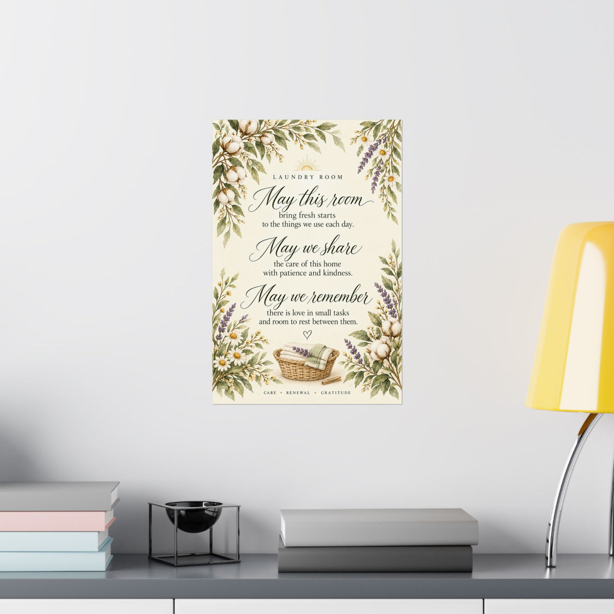 Laundry Room Blessing Print, May This Room Bring Fresh Starts – photo 17 of 20