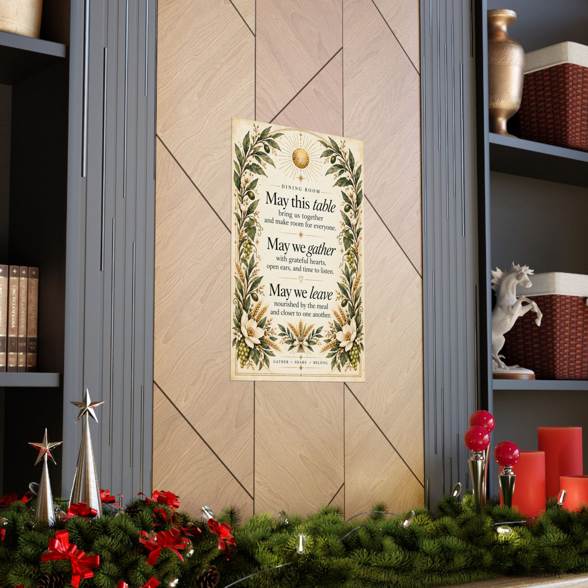 Dining Room Blessing Print, May This Table Bring Us Together – photo 7 of 20
