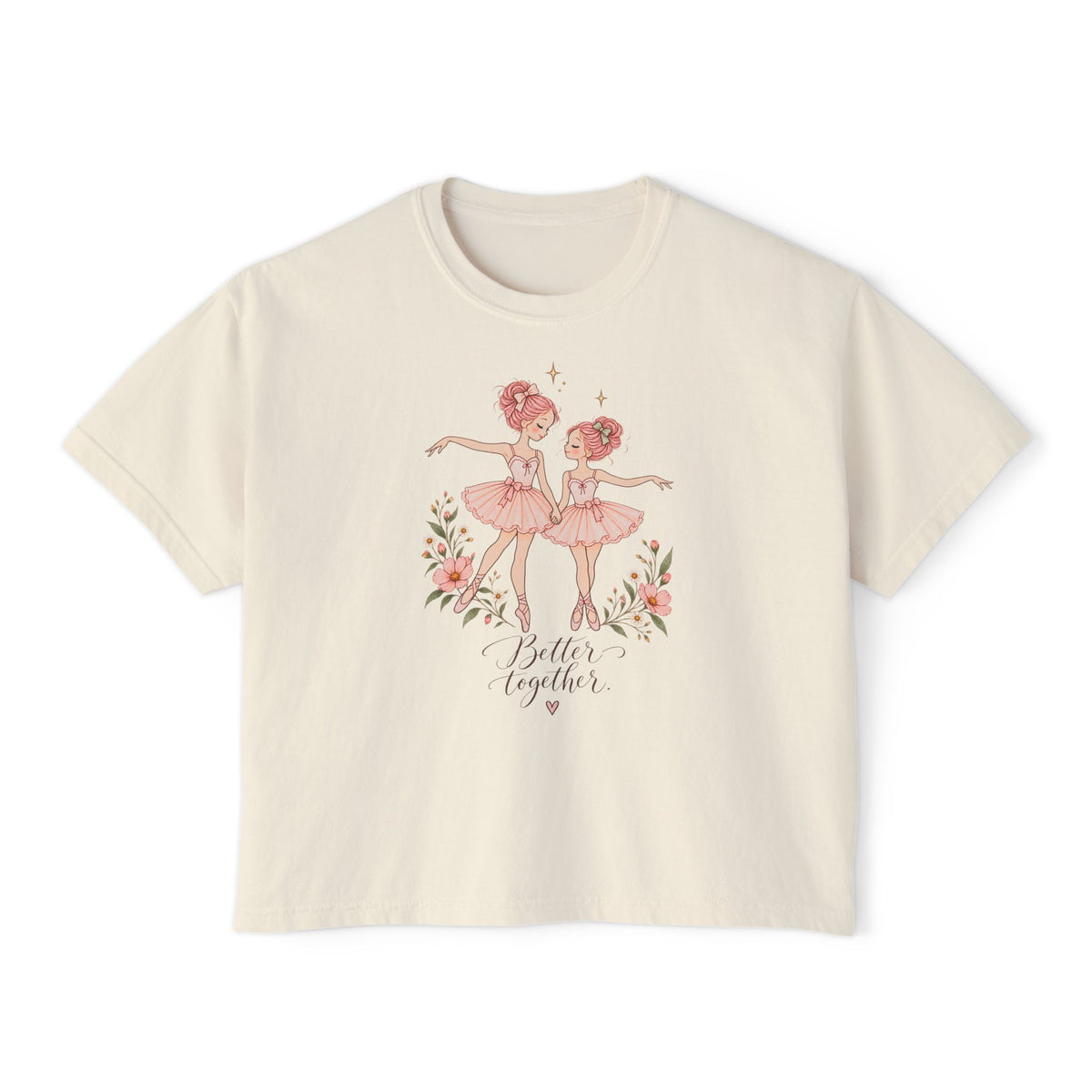 Better Together Ballerina Tee, two dancers boxy t-shirt – photo 6 of 7