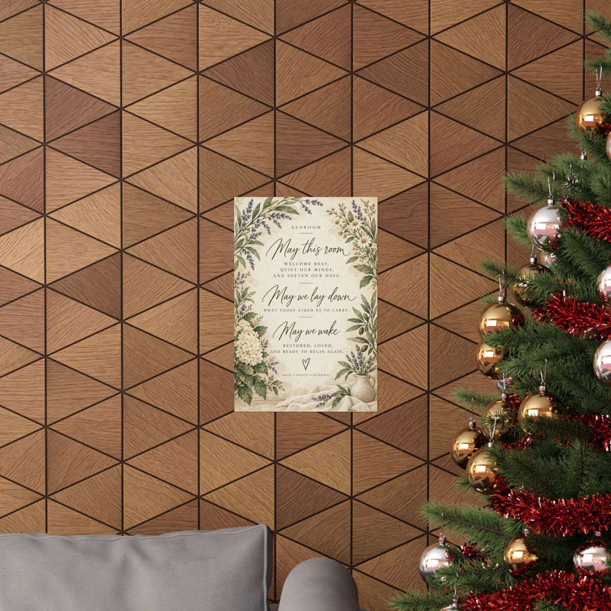 Bedroom Blessing Print, May This Room Welcome Rest – photo 13 of 20