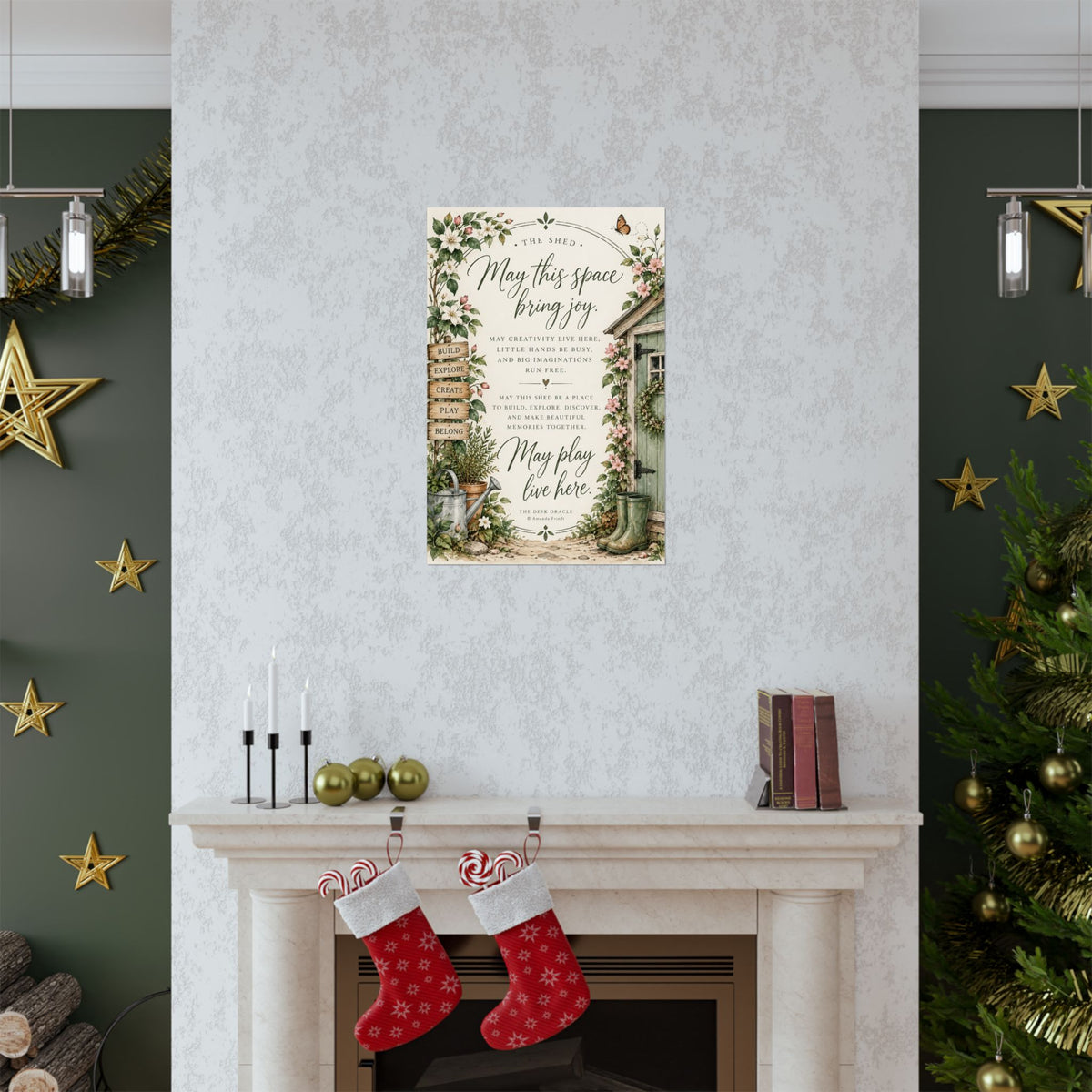 Garden Shed Blessing Print, May This Space Bring Joy – photo 9 of 20
