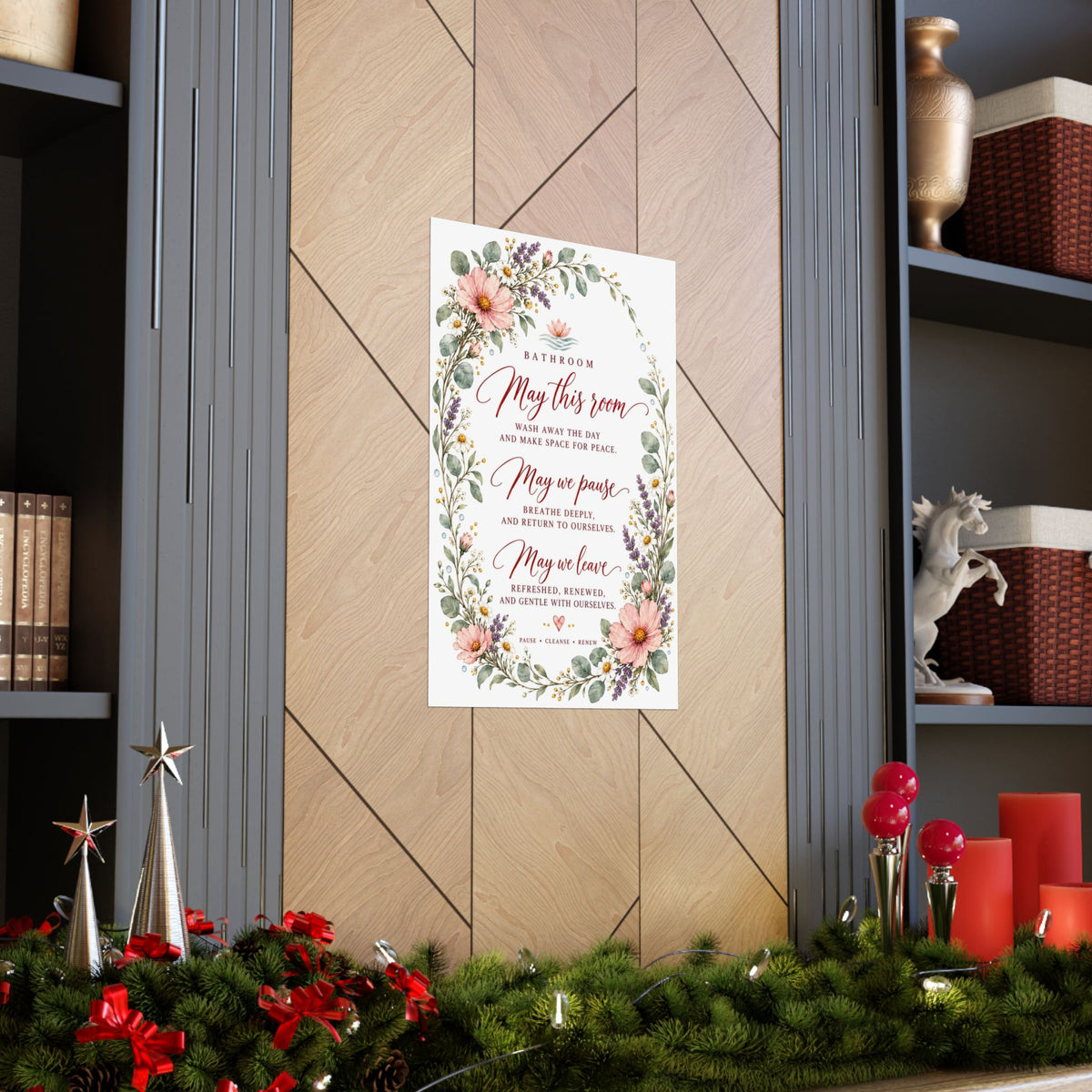 Bathroom Blessing Print, May This Room Wash Away the Day – photo 7 of 20