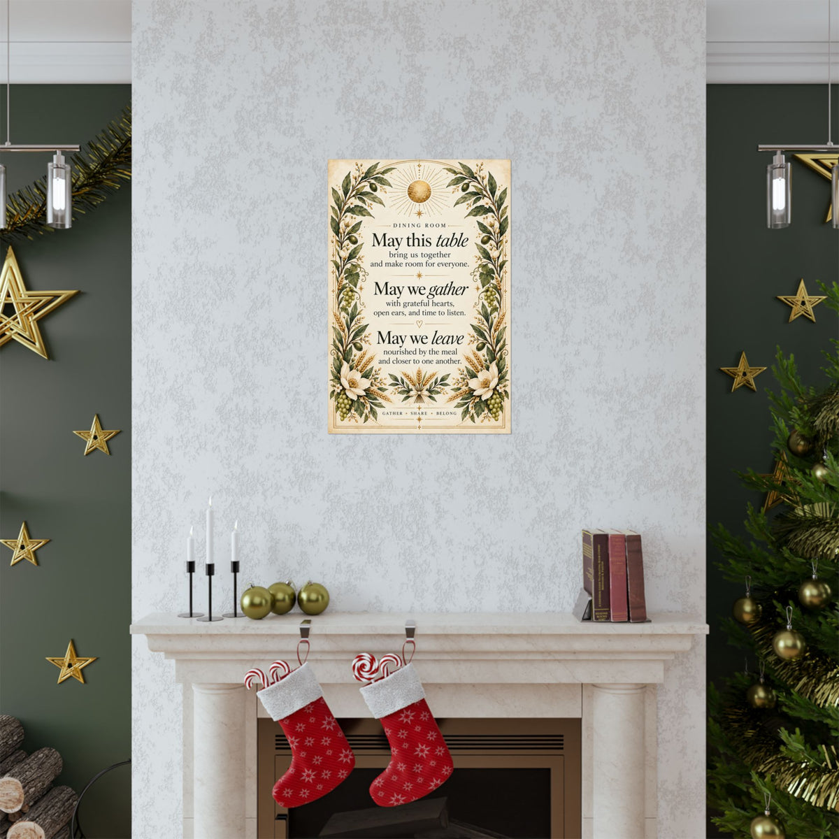 Dining Room Blessing Print, May This Table Bring Us Together – photo 9 of 20