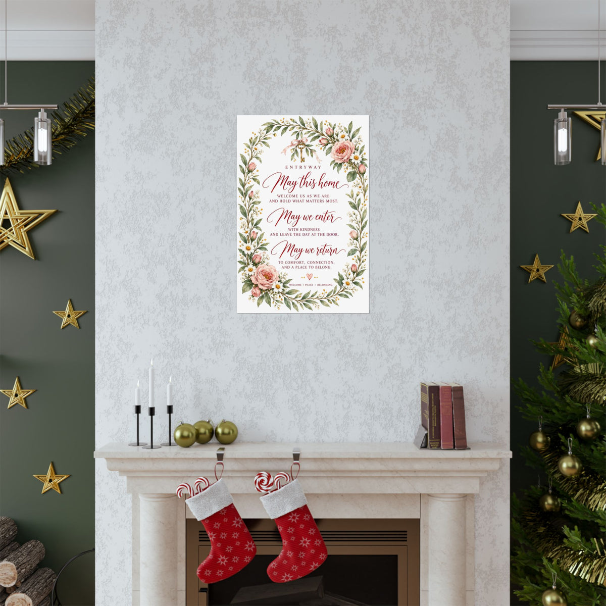 Entryway Blessing Print, May This Home Welcome Us As We Are – photo 9 of 20