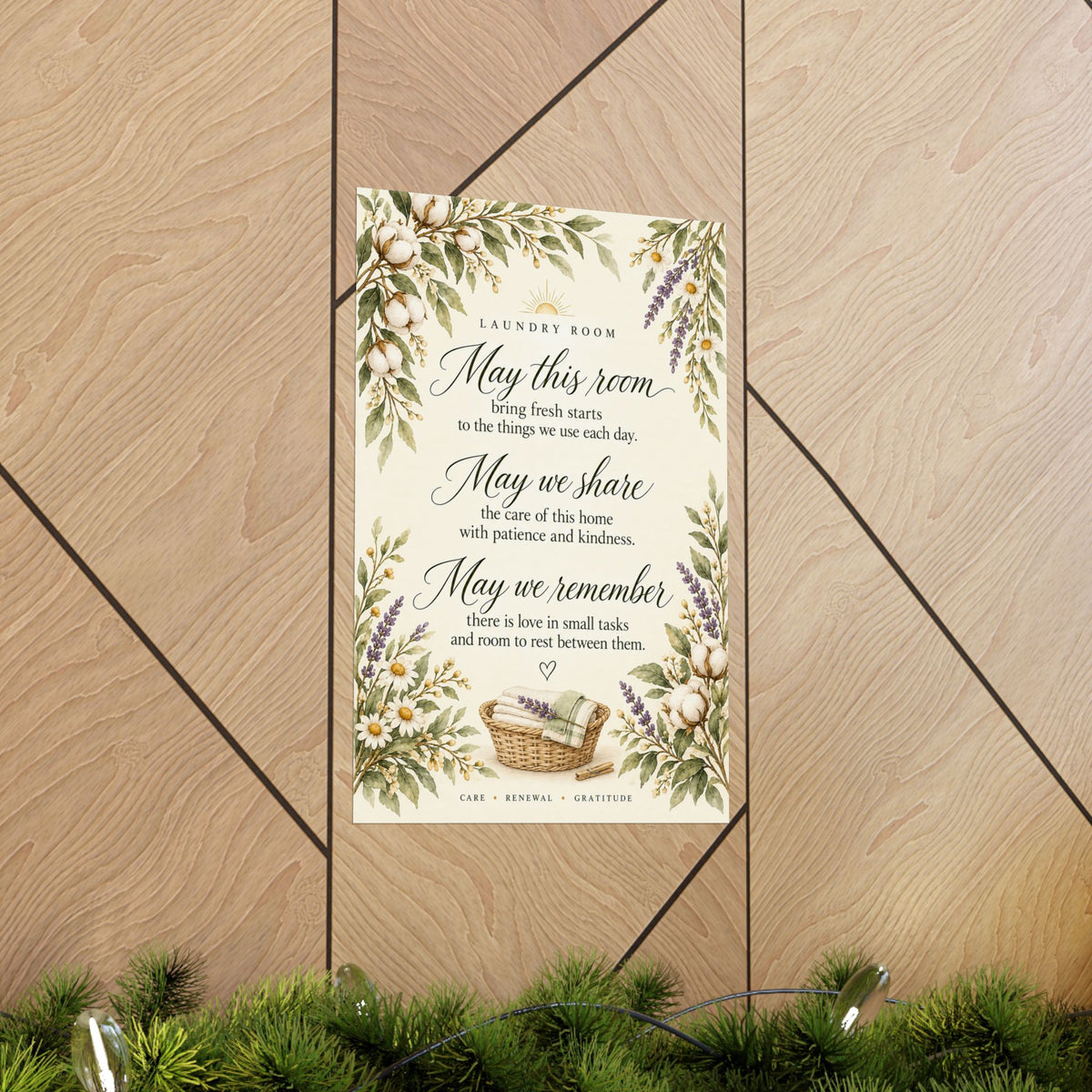 Laundry Room Blessing Print, May This Room Bring Fresh Starts – photo 14 of 20