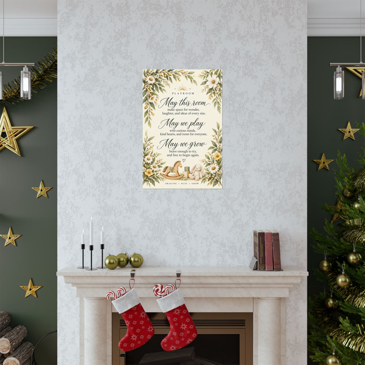 Playroom Blessing Print, May This Room Make Space for Wonder – photo 9 of 20