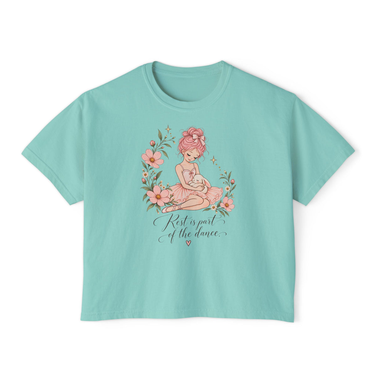 Rest Is Part of the Dance Ballerina Tee, boxy t-shirt – photo 4 of 7