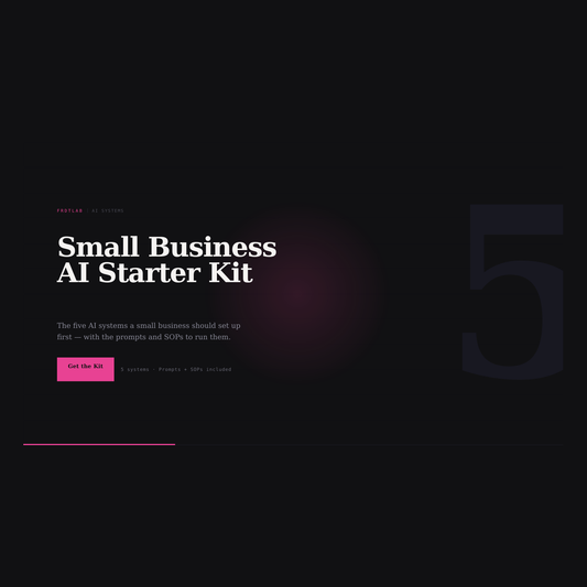 Small Business AI Starter Kit